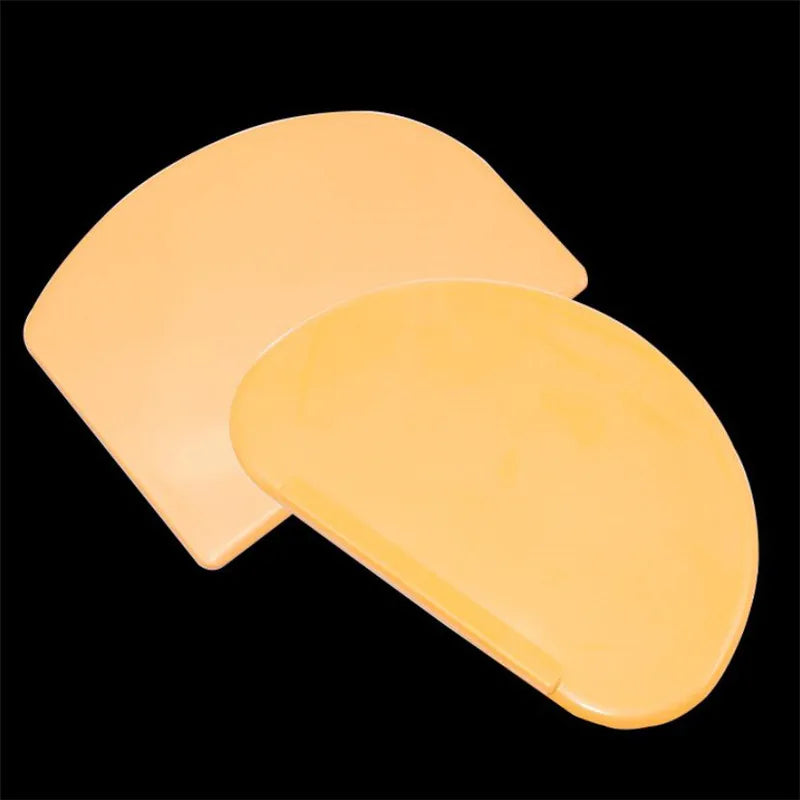 🍰 Espátula de Bolo Flexível em Plástico – Raspador e Cortador para Confeitaria