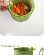 🥗 Escorredor de Alimentos em Aço Inoxidável – Coander e Filtro Ecológico para Cozinha