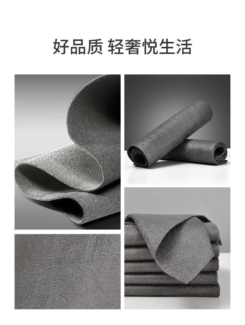 🧼 Pano de Limpeza Mágico Engrossado – Reutilizável para Vidros, Janelas e Espelhos