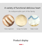 🍰 Kit de 3 Raspadores de Massa Vermelhos – Espátulas de Plástico Engrossado para Confeitaria