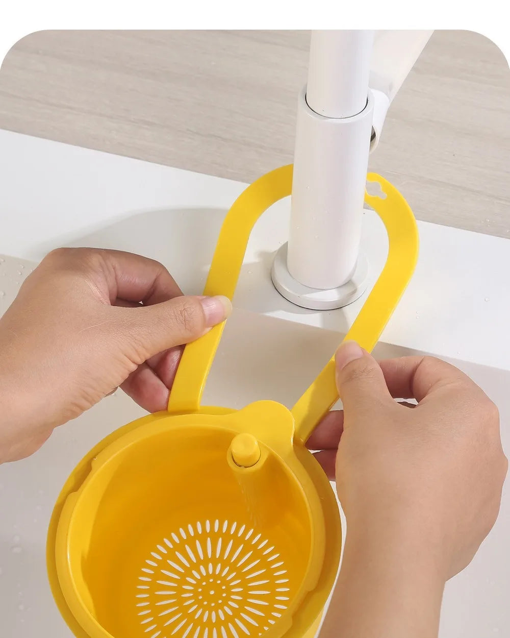 🥗 Escorredor de Alimentos em Aço Inoxidável – Coander e Filtro Ecológico para Cozinha