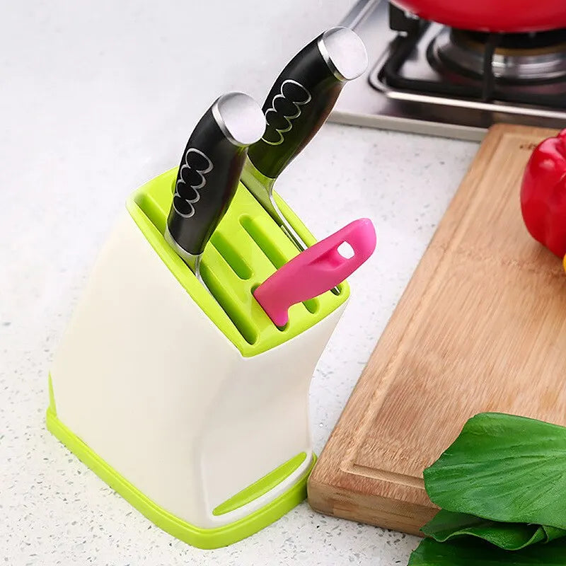 🔪 Suporte de Facas e Talheres com Drenagem – Organizador Multifuncional para Cozinha