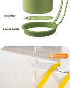 🥗 Escorredor de Alimentos em Aço Inoxidável – Coander e Filtro Ecológico para Cozinha