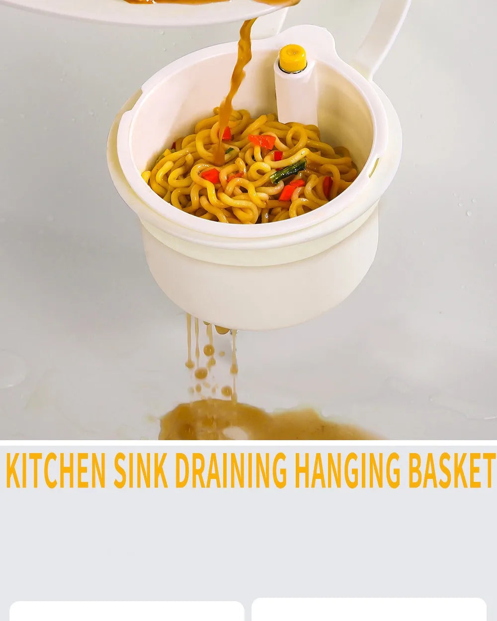 🥗 Escorredor de Alimentos em Aço Inoxidável – Coander e Filtro Ecológico para Cozinha