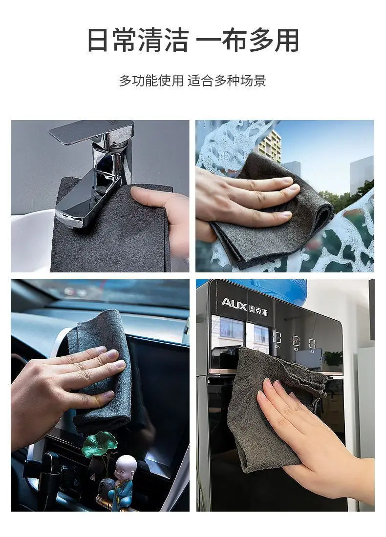 🧼 Pano de Limpeza Mágico Engrossado – Reutilizável para Vidros, Janelas e Espelhos