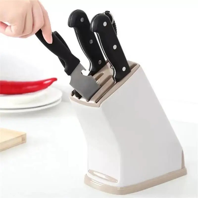 🔪 Suporte de Facas e Talheres com Drenagem – Organizador Multifuncional para Cozinha