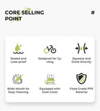 🥤 Garrafa Esportiva Bolany 750ml – Portátil para Ciclismo e Atividades ao Ar Livre