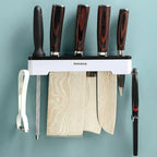🔪 Suporte de Faca de Cozinha de Parede – Multifuncional e Organizador