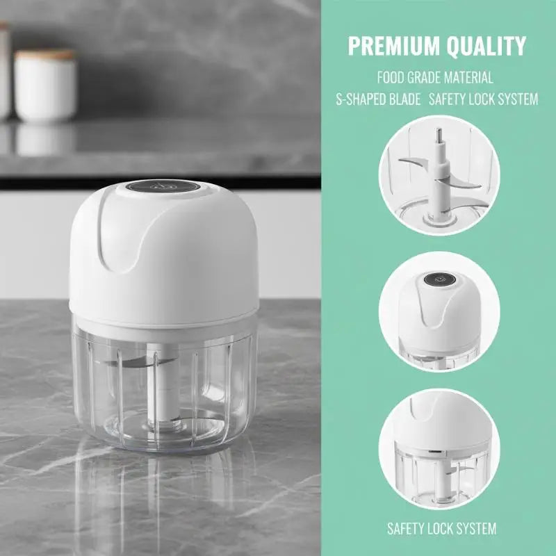 🍼 Processador de Alimentos Portátil para Bebês 250ml – Sem Fio, Recarregável e Multifuncional