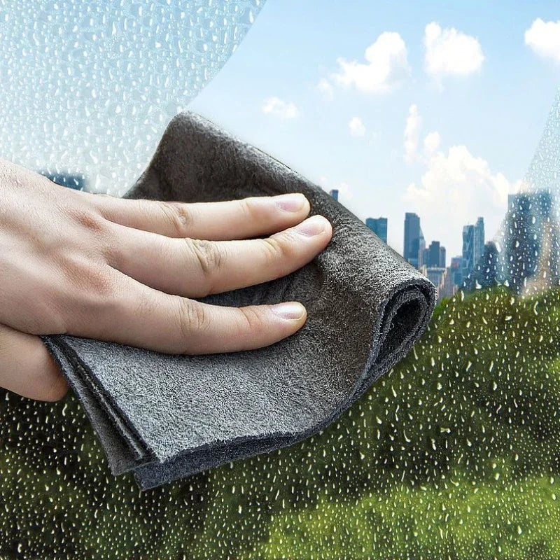 🧼 Pano de Limpeza Mágico Engrossado – Reutilizável para Vidros, Janelas e Espelhos