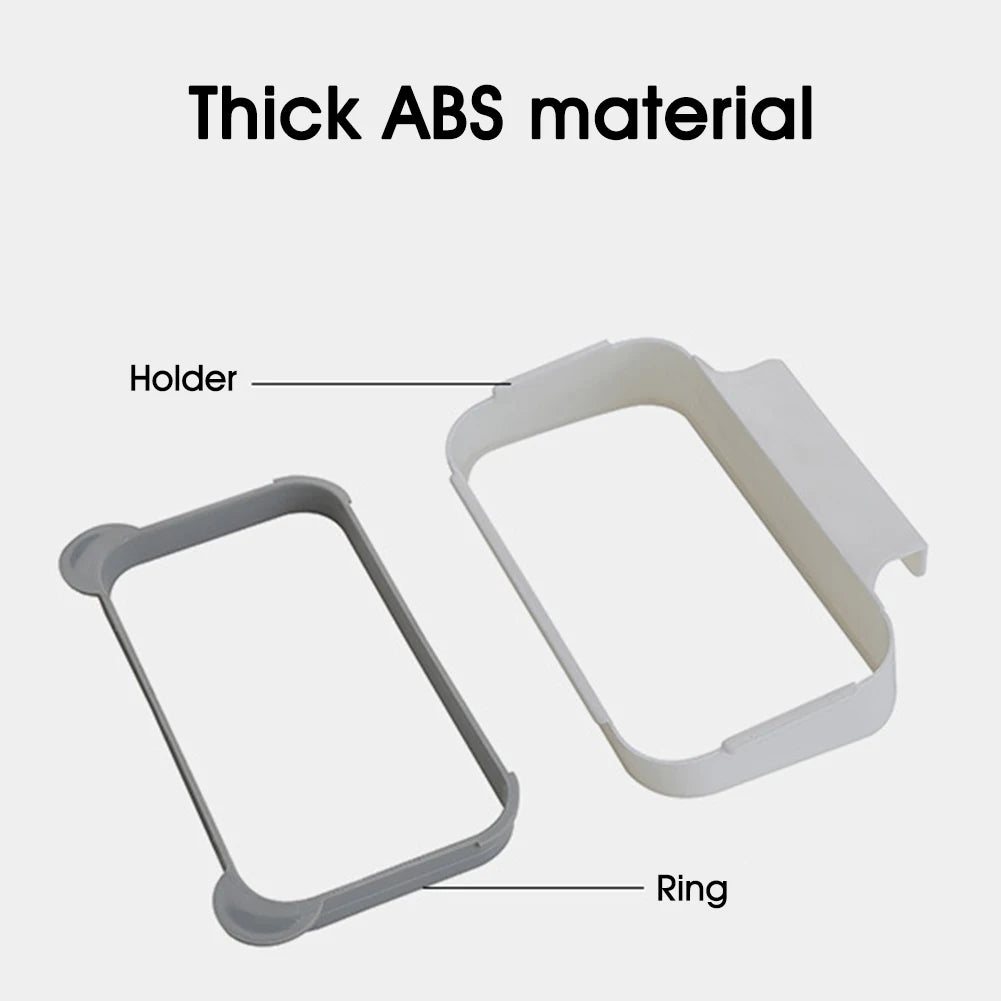 🗑️ Lixeira Dobrável Suspensa para Cozinha – Suporte para Sacos de Lixo Prático e Compacto