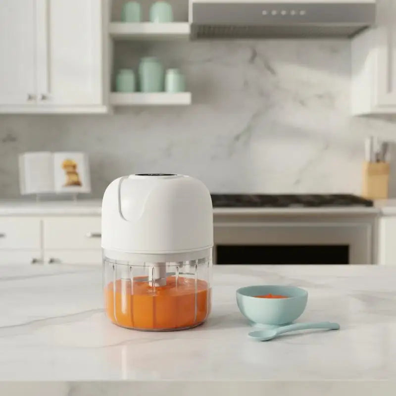 🍼 Processador de Alimentos Portátil para Bebês 250ml – Sem Fio, Recarregável e Multifuncional