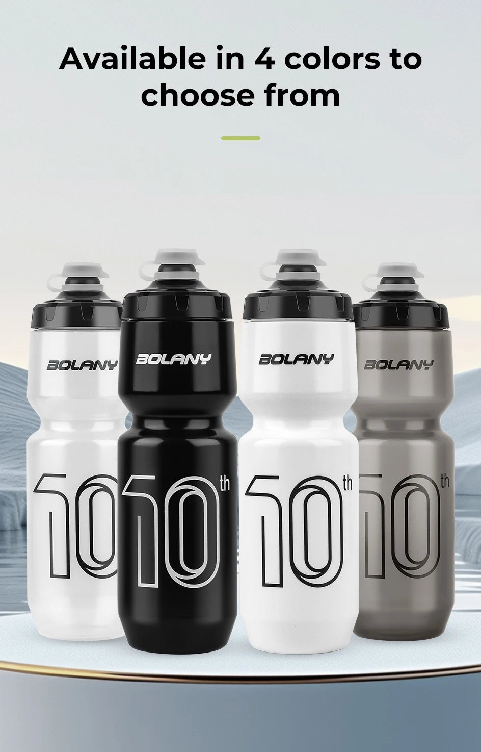 🥤 Garrafa Esportiva Bolany 750ml – Portátil para Ciclismo e Atividades ao Ar Livre