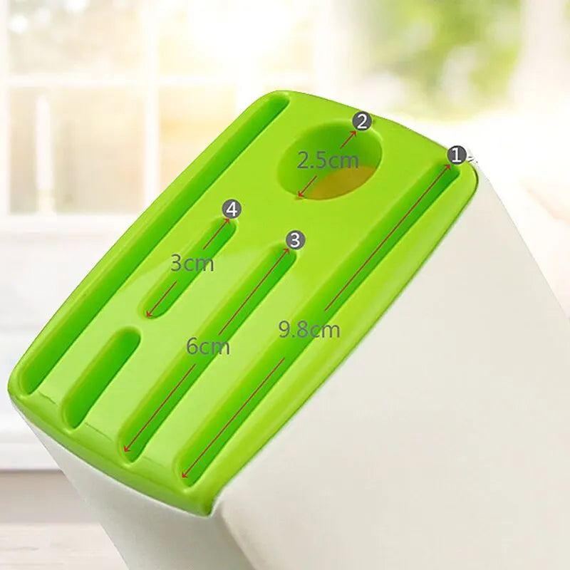 🔪 Suporte de Facas e Talheres com Drenagem – Organizador Multifuncional para Cozinha