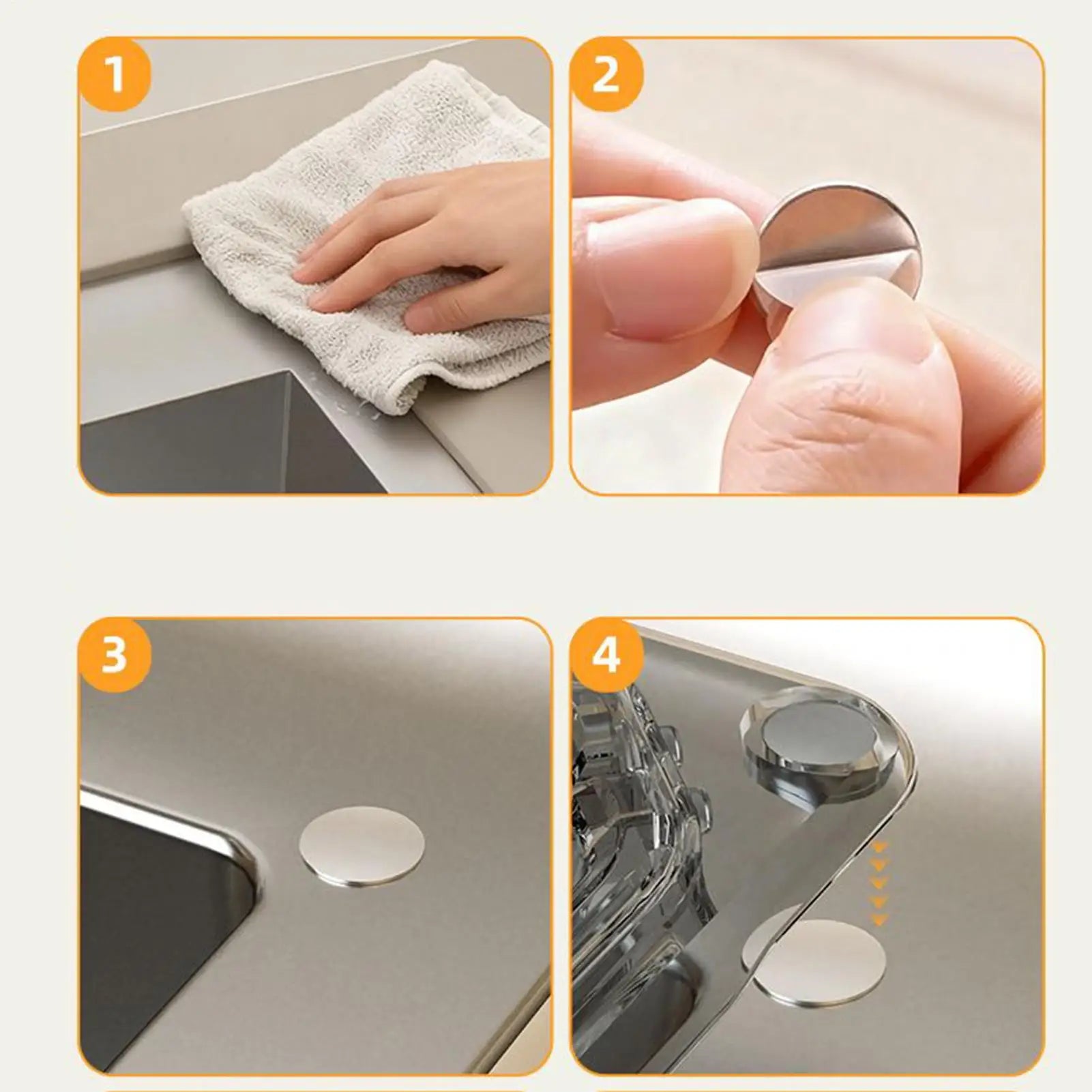 🥗 Cesto Coletor de Resíduos Triangular Magnético – Suspenso para Pia de Cozinha