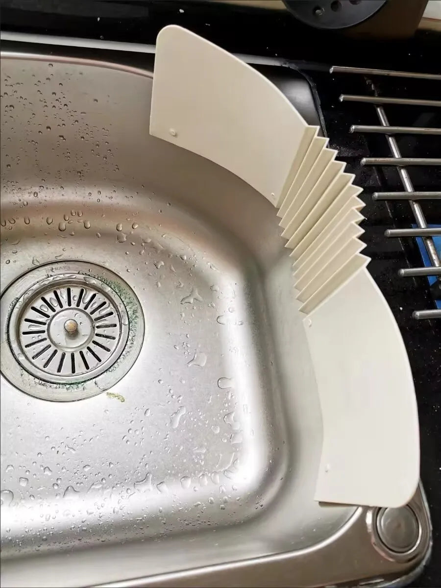 🚿 Protetor de Respingo para Pia de Cozinha – Barreira Ajustável Anti-Água
