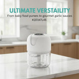 🍼 Processador de Alimentos Portátil para Bebês 250ml – Sem Fio, Recarregável e Multifuncional