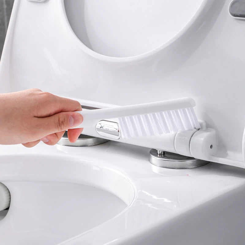 🚽 Escova de Limpeza para Vaso Sanitário em Silicone com Suporte de Parede – Higiênica e Durável